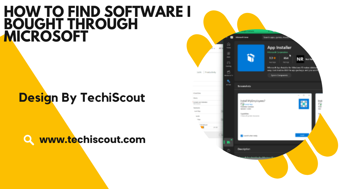 How To Find Software I Bought Through Microsoft​