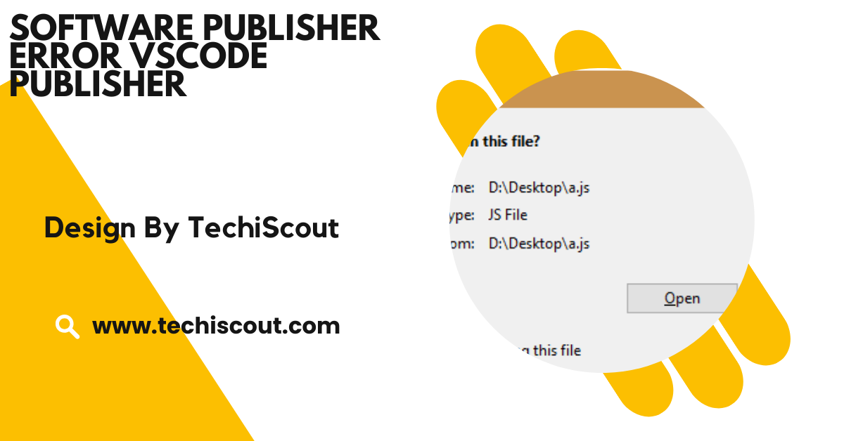 Software Publisher Error Vscode Publisher
