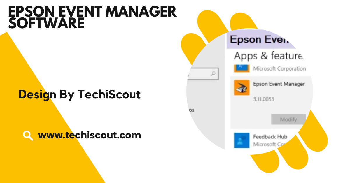 Epson Event Manager Software